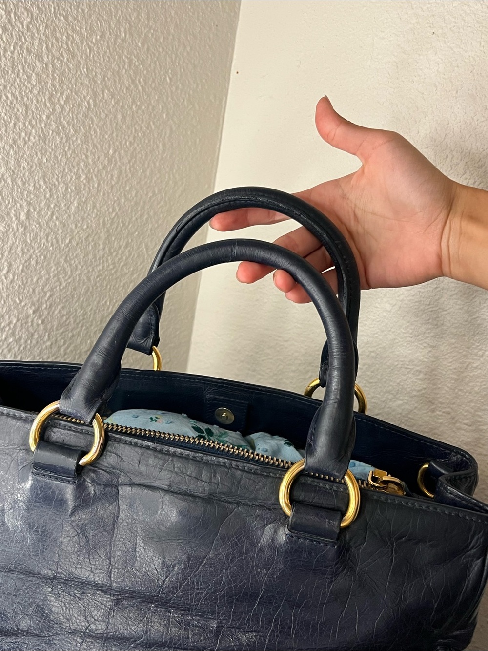 Prada Vitello satchel Galleria style bag - Picture 5 of 12